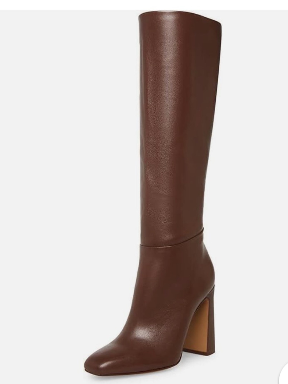 Steve Madden Women's Ally Knee-High Boots, Brown Leather size 7